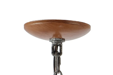 Gaines 16" Adjustable Iron Rustic Industrial LED Pendant - JONATHAN Y